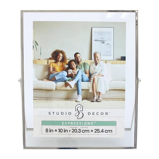 Expressions™ Silver Metal Tabletop Float Frame by Studio Décor®